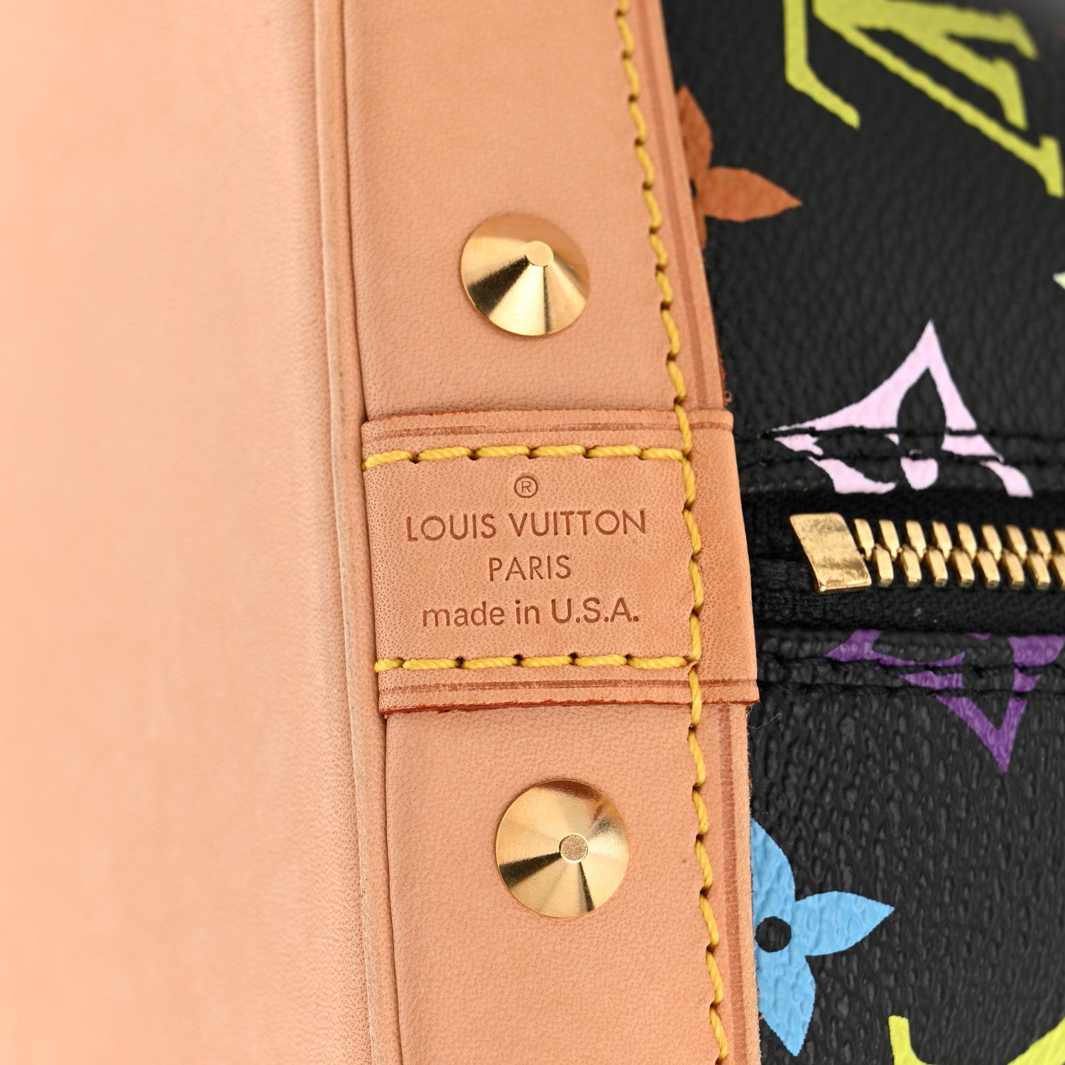 Louis Vuitton Monogram Multicolor Alma Black 7 of 11