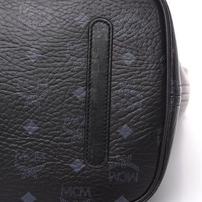 MCM Visetos Large Liz Reversible Shopper Tote Black 9 of 9