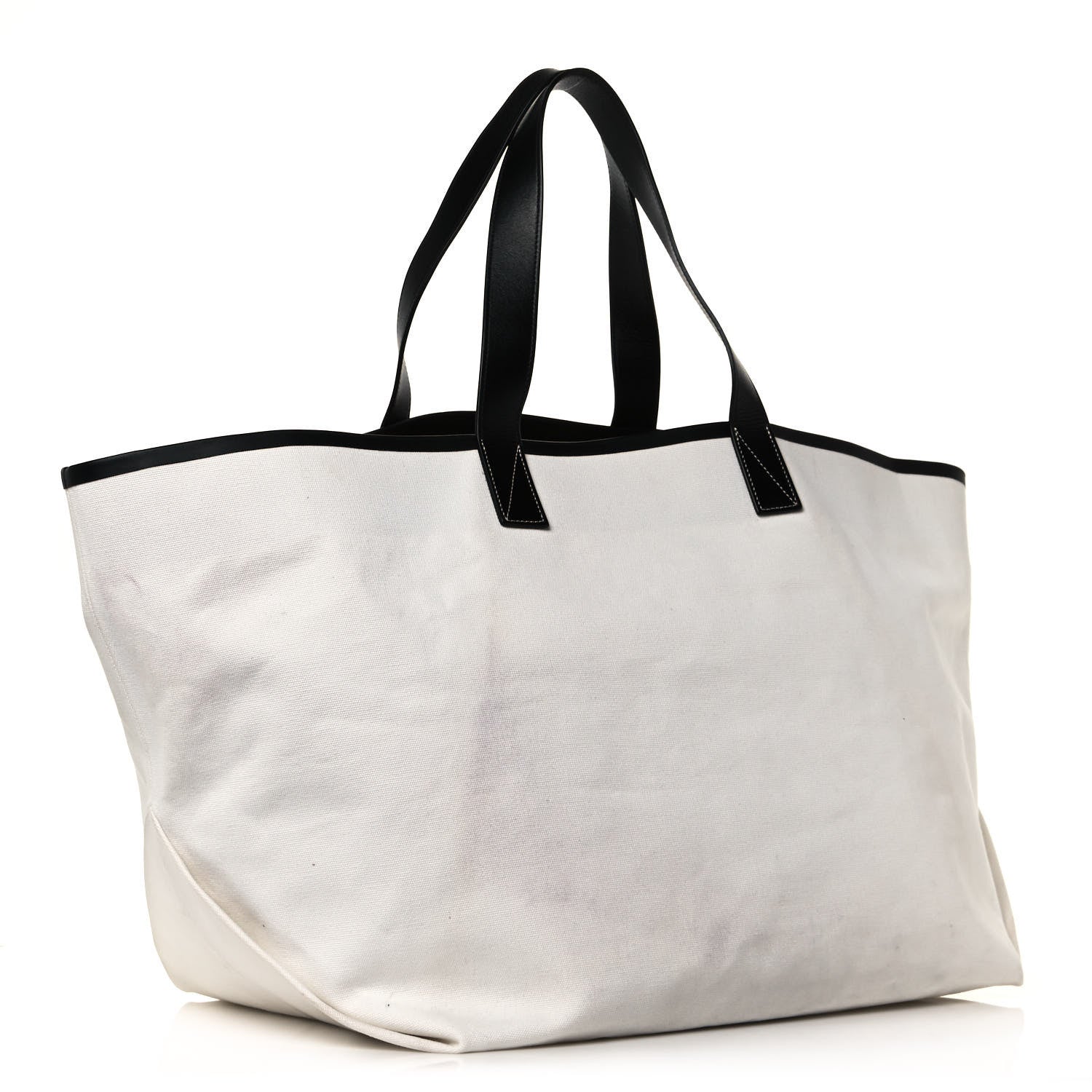 Celine Textile Medium Made In Tote Black White 4 of 19
