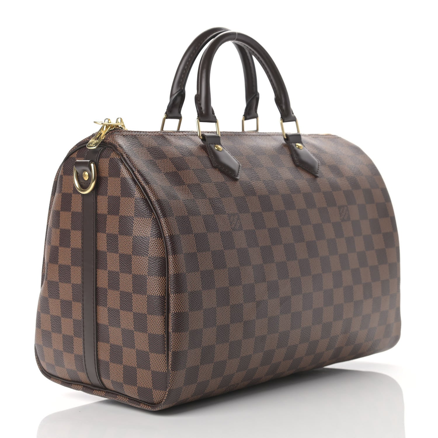 Louis Vuitton Damier Ebene Speedy Bandouliere 35 2 of 9