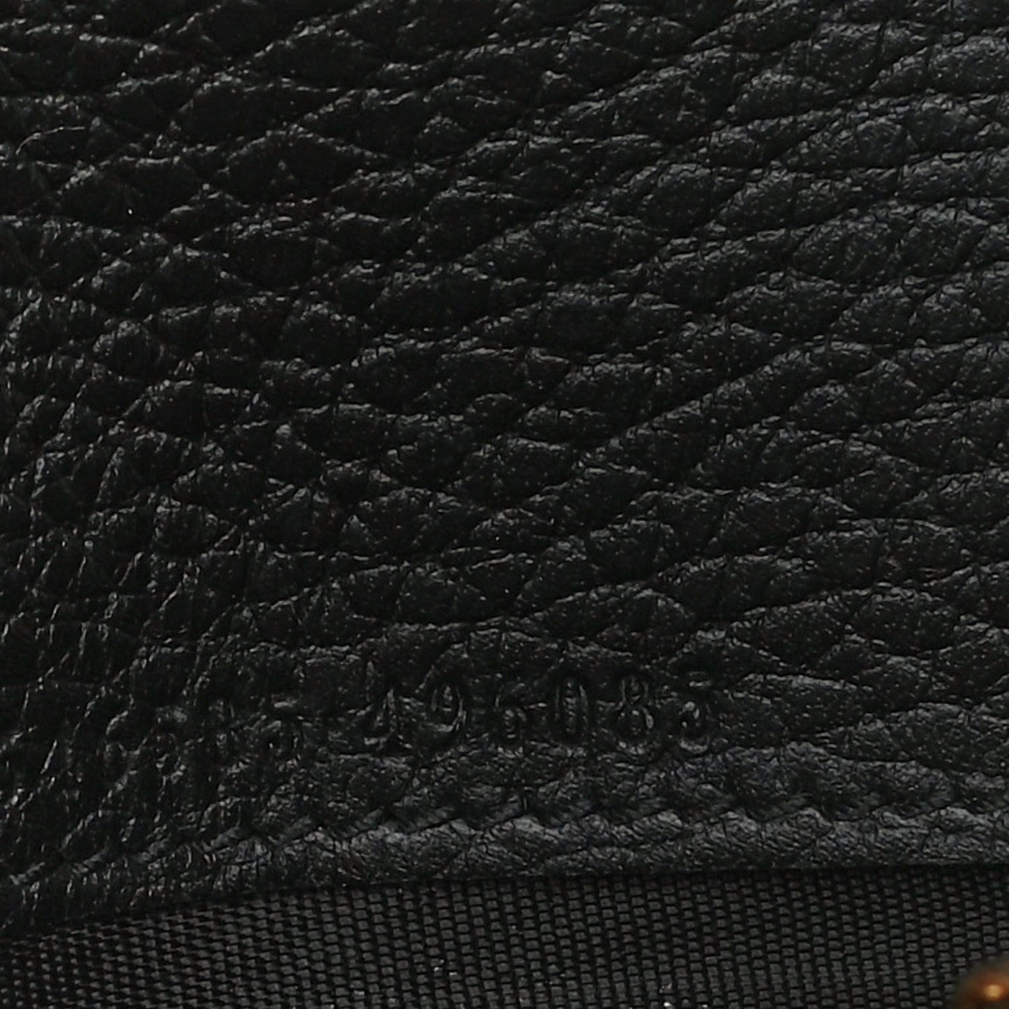 Dollar Calfskin GG Supreme Monogram Petite GG Marmont Wallet Chain Bag Black Beige Ebony