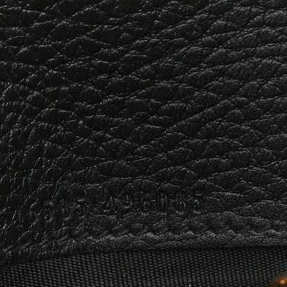 Gucci Dollar Calfskin GG Supreme Monogram Petite GG Marmont Wallet Chain Bag Black Beige Ebony 6 of 11