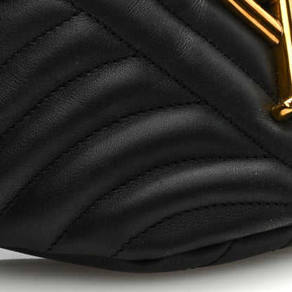 Louis Vuitton Calfskin Quilted New Wave Bumbag Black 7 of 8