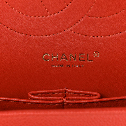 Chanel Caviar Quilted Jumbo Double Flap Red 6 of 10