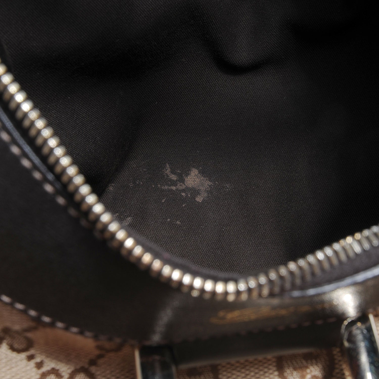 Gucci Monogram D Gold Hobo Ebony 5 of 10