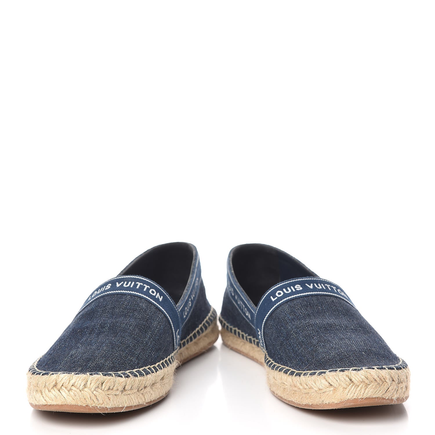 Louis Vuitton Denim Croisiere Espadrille 37.5 Marine 5 of 14