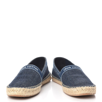 Louis Vuitton Denim Croisiere Espadrille 37.5 Marine 5 of 14