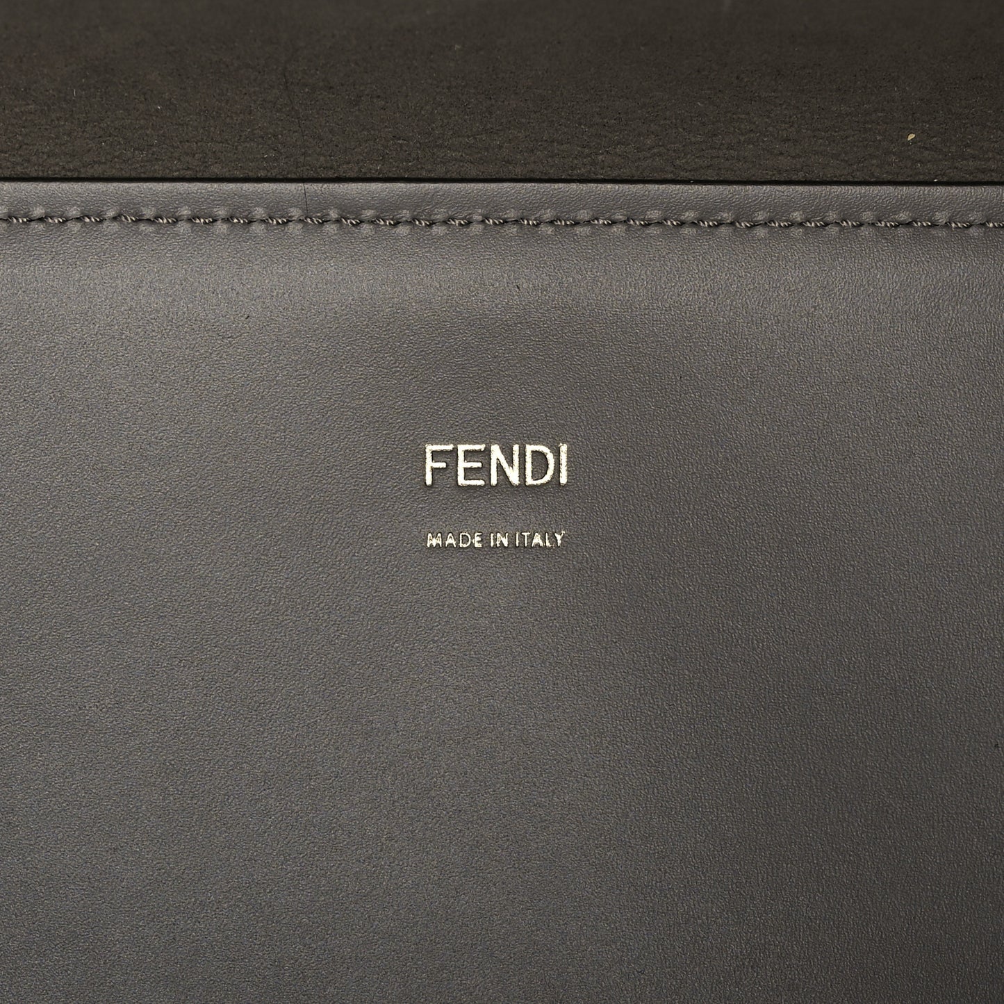 Vitello King Plexiglass Logo Embossed Medium Fendi Sunshine Shopper Tote Moon