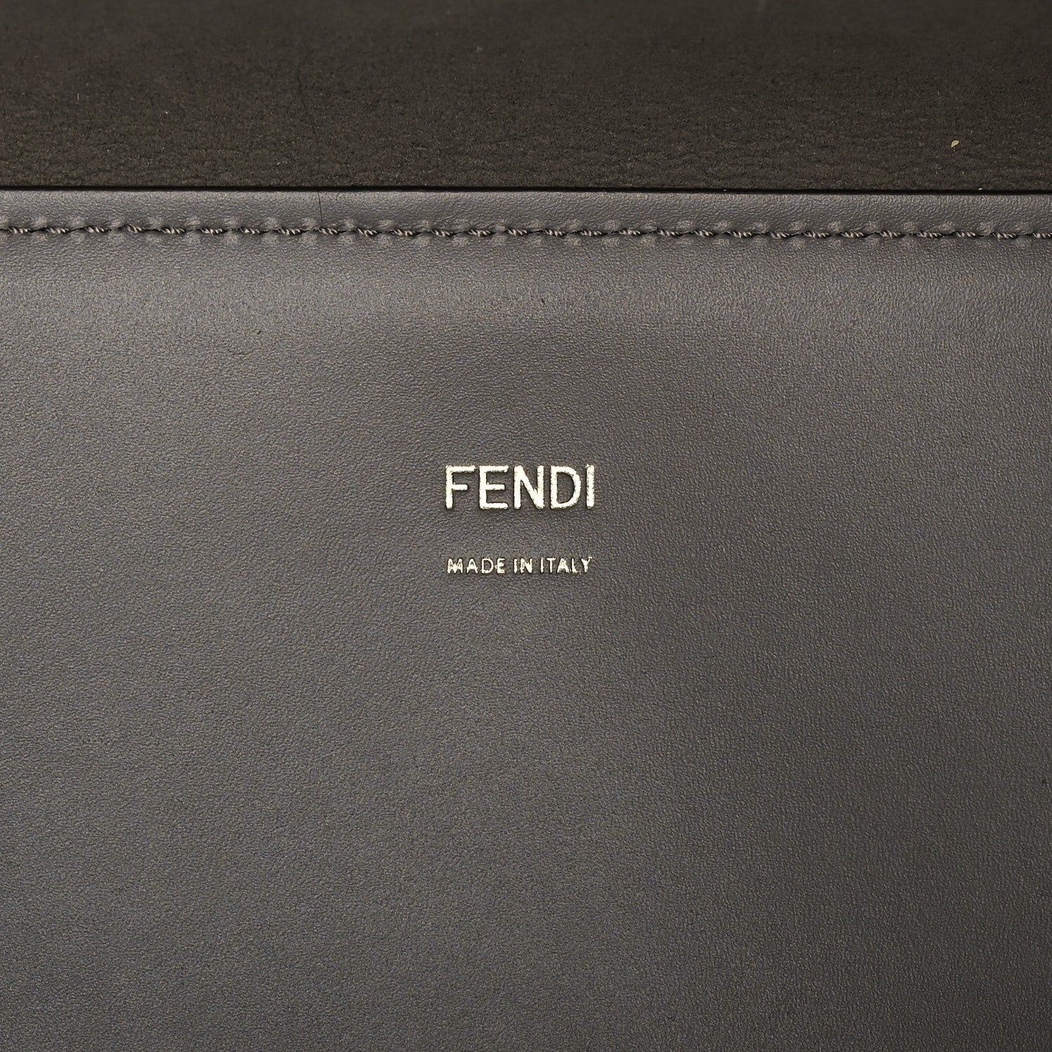 Fendi Vitello King Plexiglass Logo Embossed Medium Fendi Sunshine Shopper Tote Moon 6 of 11