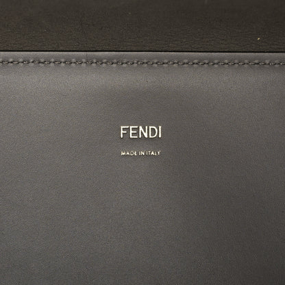 Fendi Vitello King Plexiglass Logo Embossed Medium Fendi Sunshine Shopper Tote Moon 6 of 11