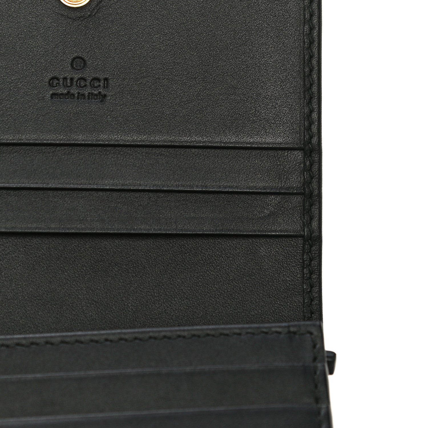 Gucci GG Supreme Monogram Bee Print Card Case 11 of 12