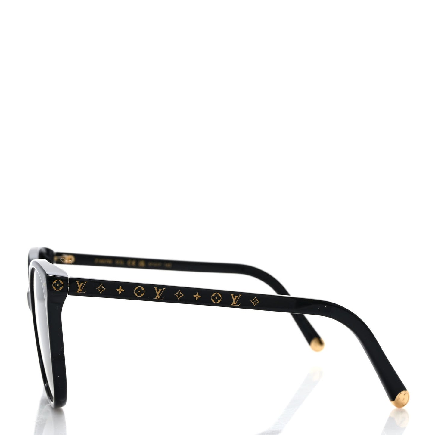 Acetate My Monogram Light Cat Eye Sunglasses Z1657W Black