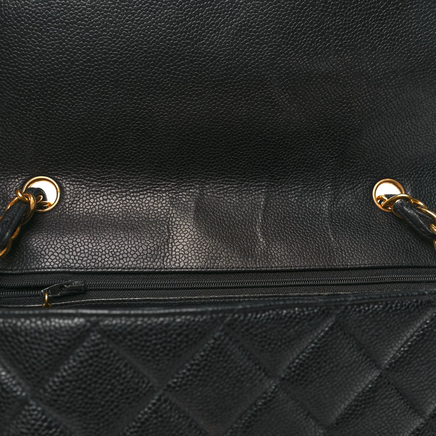 Chanel Caviar Quilted Flap Shoulder Bag Black 11 of 11