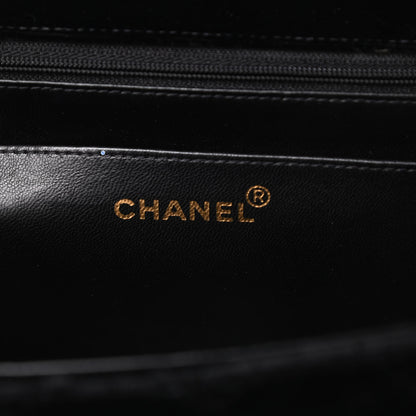 Chanel Velvet Quilted Jumbo Single Flap Black 7 of 20