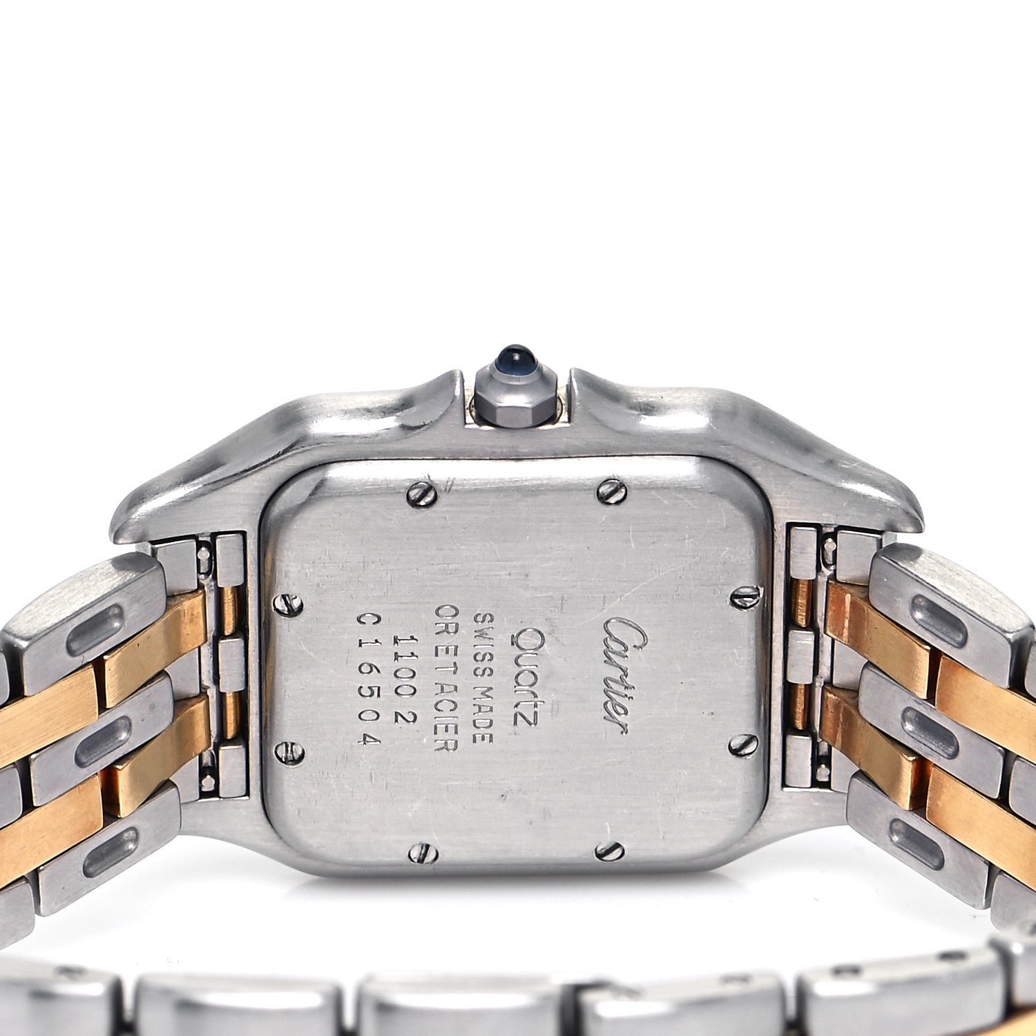 Cartier Stainless Steel 18K Yellow Gold 27mm Panthere Quartz Watch 4 of 4