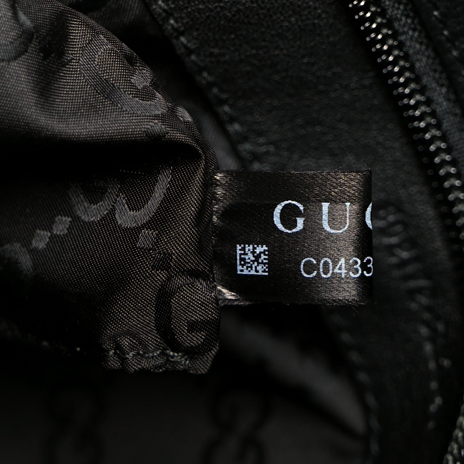 Gucci Nylon Logo Tote Black 7 of 12
