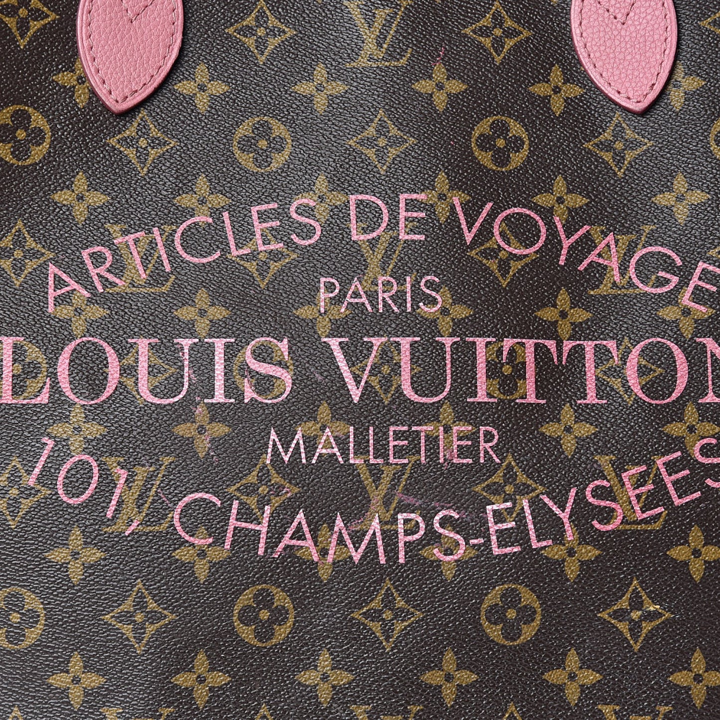 Monogram Articles de Voyage Ikat Neverfull GM Rose Velours