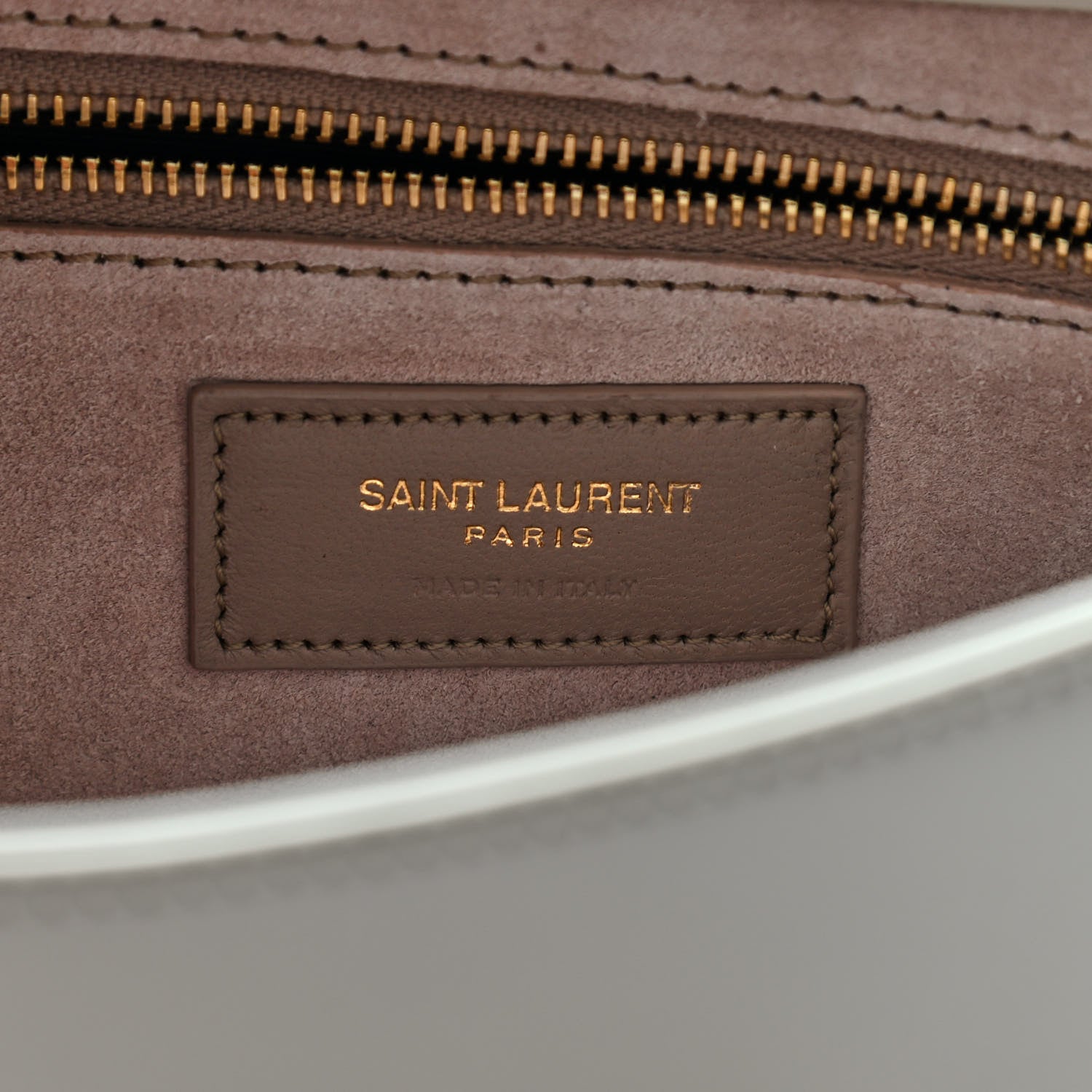 Saint Laurent Smooth Calfskin Le 5 A 7 Hobo Blanc Vintage 6 of 9