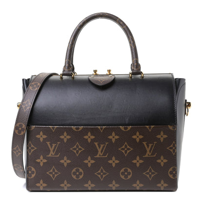 Louis Vuitton Calfskin Monogram Speedy Doctor 25 Black 1 of 7