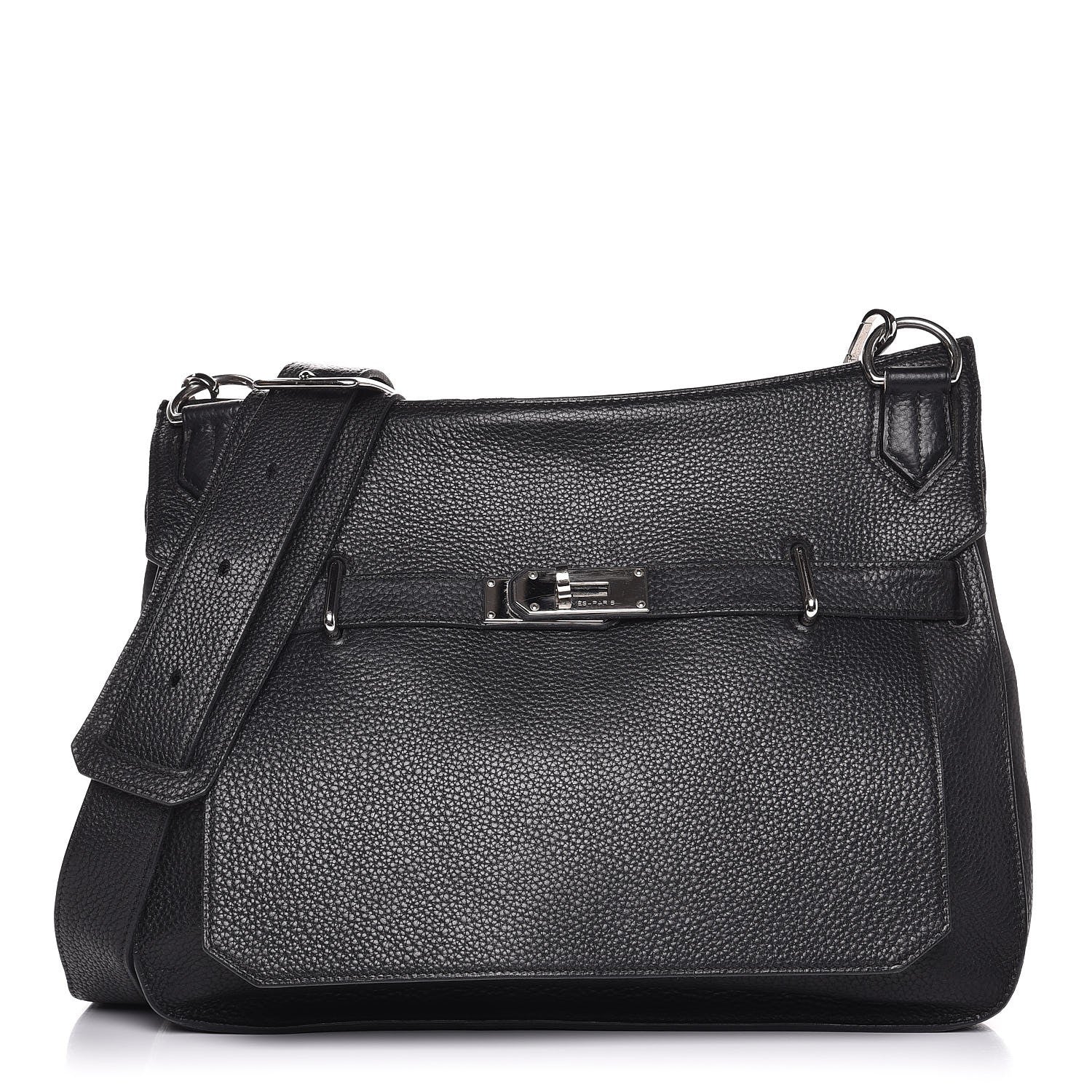 Hermes Taurillon Clemence Jypsiere 34 Black 1 of 15