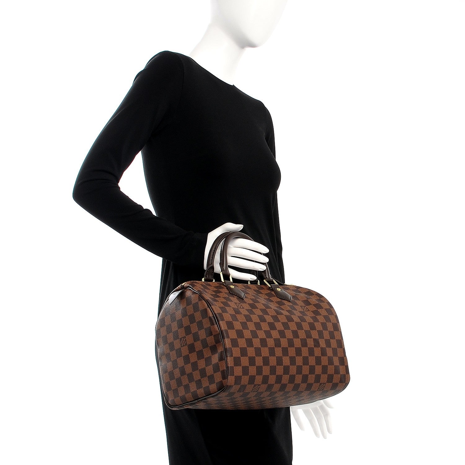 Louis Vuitton Damier Ebene Speedy 30 2 of 9