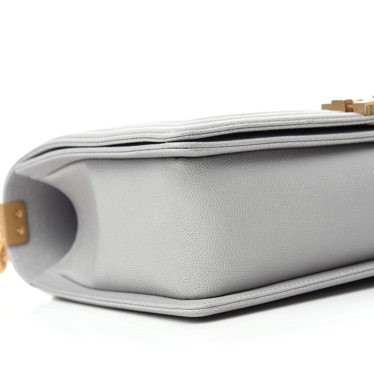 Chanel Caviar Quilted New Medium Boy Flap Grey 6 of 12