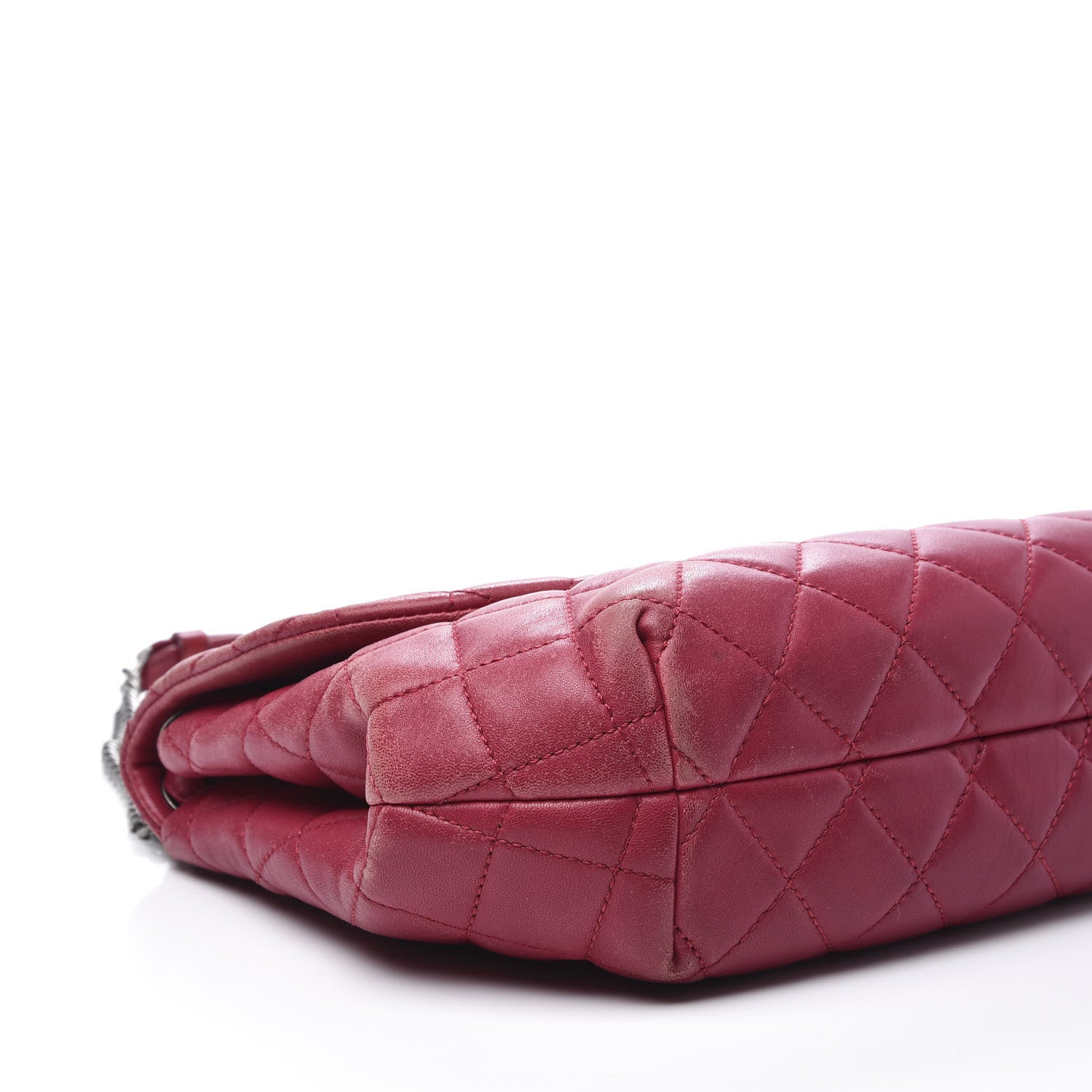 Chanel Lambskin Quilted Large Daily Supple Flap Dark Pink 5 of 17