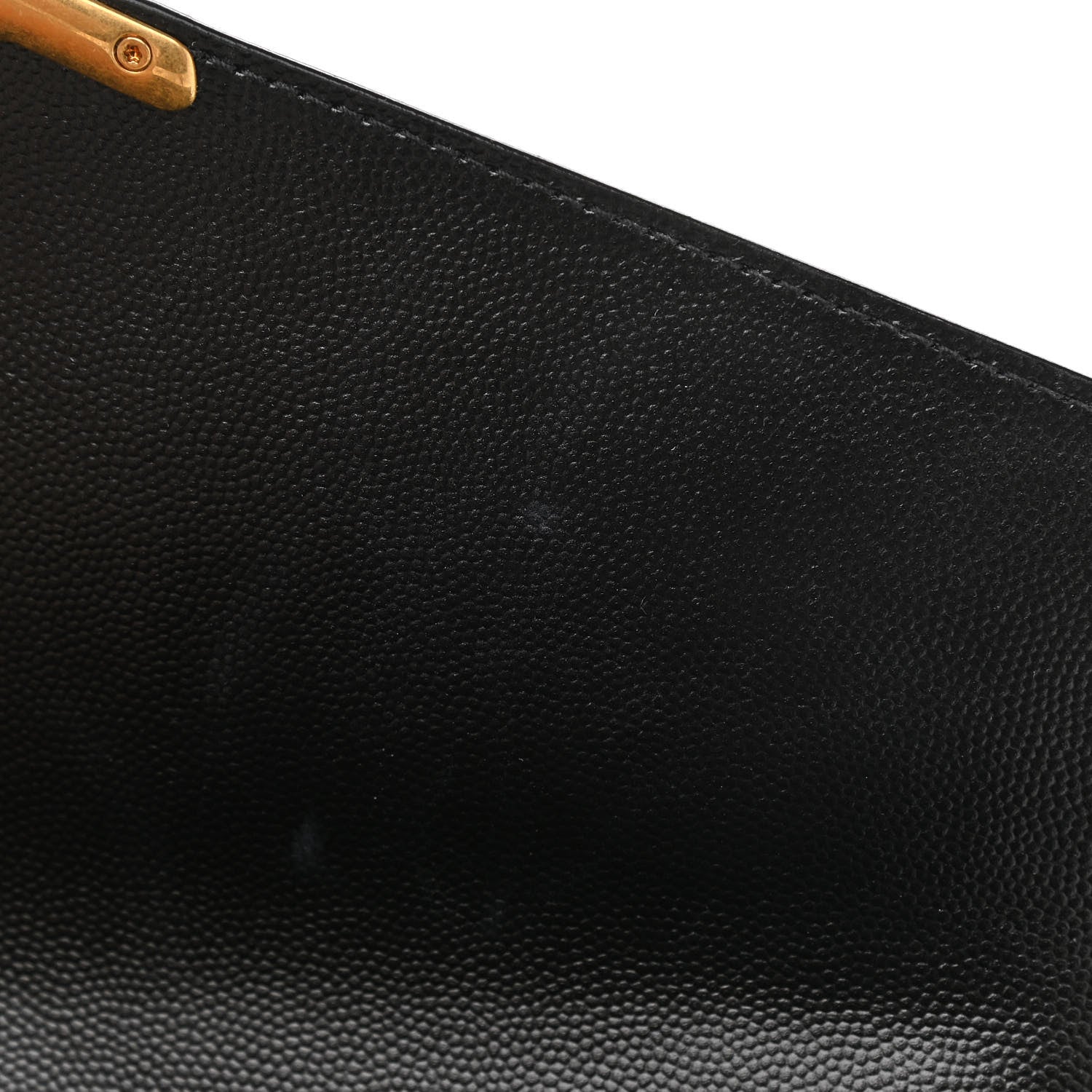Saint Laurent Grain de Poudre Medium Classic Monogram Cassandra Top Handle Black 11 of 11