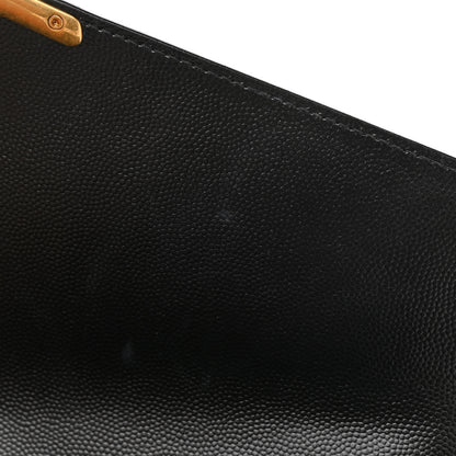 Saint Laurent Grain de Poudre Medium Classic Monogram Cassandra Top Handle Black 11 of 11