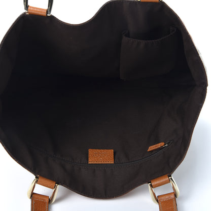 Gucci Monogram Abbey Small Tote Brown 4 of 10