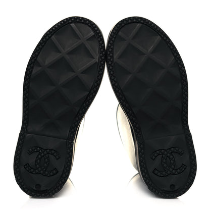Chanel Caoutchouk CC High Boots 36 Black 5 of 8