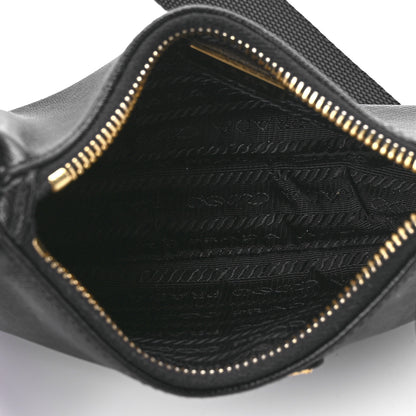 Prada Saffiano Lux Mini Shoulder Bag Black 5 of 12