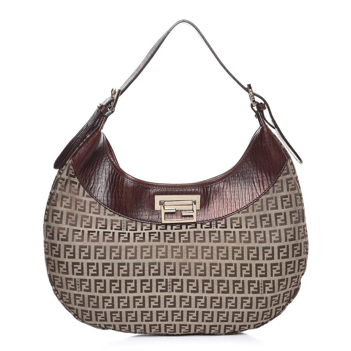 Zucchino Vitello Clip Hobo Mogano Panna Bruciato