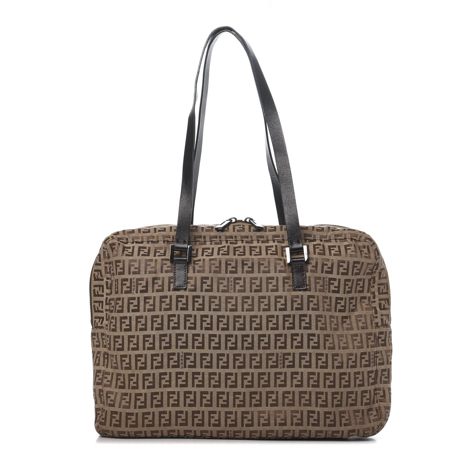 Fendi Zucchino Satchel Tobacco Beige 1 of 11
