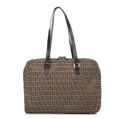 Fendi Zucchino Satchel Tobacco Beige 1 of 11
