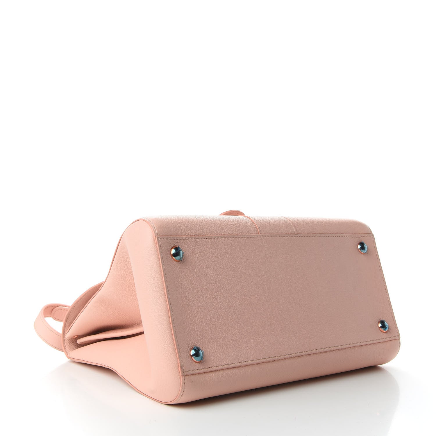 Delvaux Grained Calfskin MM Brillant Satchel Nude 4 of 9