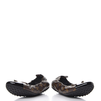Louis Vuitton Monogram Flirty Ballerina Flats 37.5 Black 6 of 10