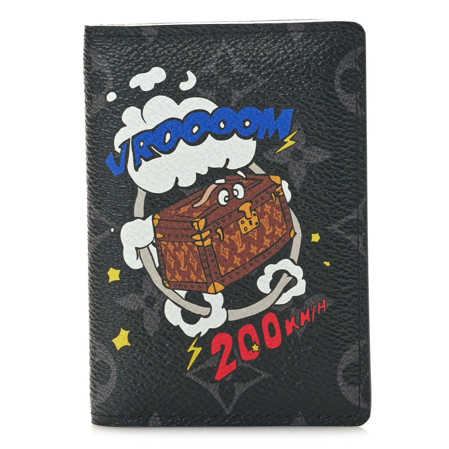 Louis Vuitton Monogram Eclipse Rocket Trunk Pocket Organizer NM 1 of 8