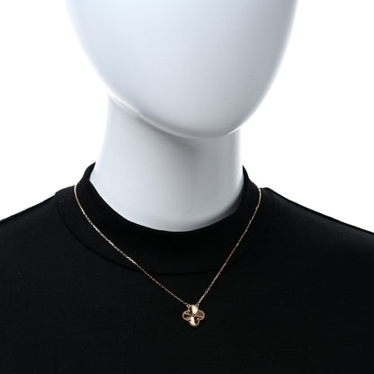 Van Cleef & Arpels 18K Yellow Gold Guilloche Vintage Alhambra Pendant Necklace 3 of 5