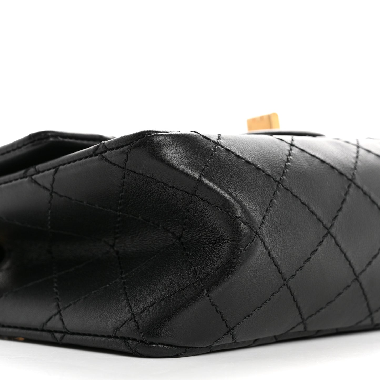 Calfskin Quilted 2.55 Reissue Mini Flap Black