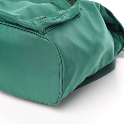 Prada Tessuto Nylon Vela Saffiano Mini Single Snap Buckle Backpack Oleandro 9 of 10