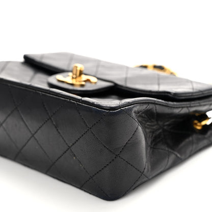 Chanel Lambskin Quilted Mini Square Flap Black 10 of 11