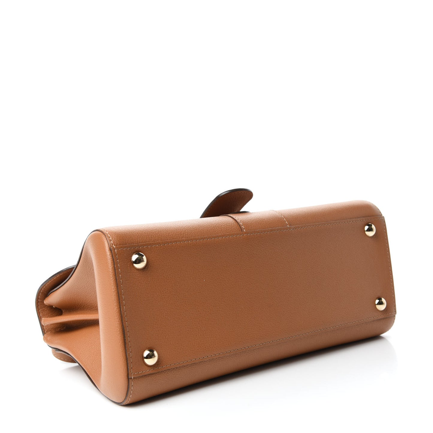 Calfskin Mini Brillant East West Satchel Natural