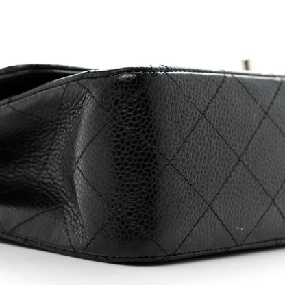 Chanel Caviar Quilted Medium Double Flap Black 8 of 12