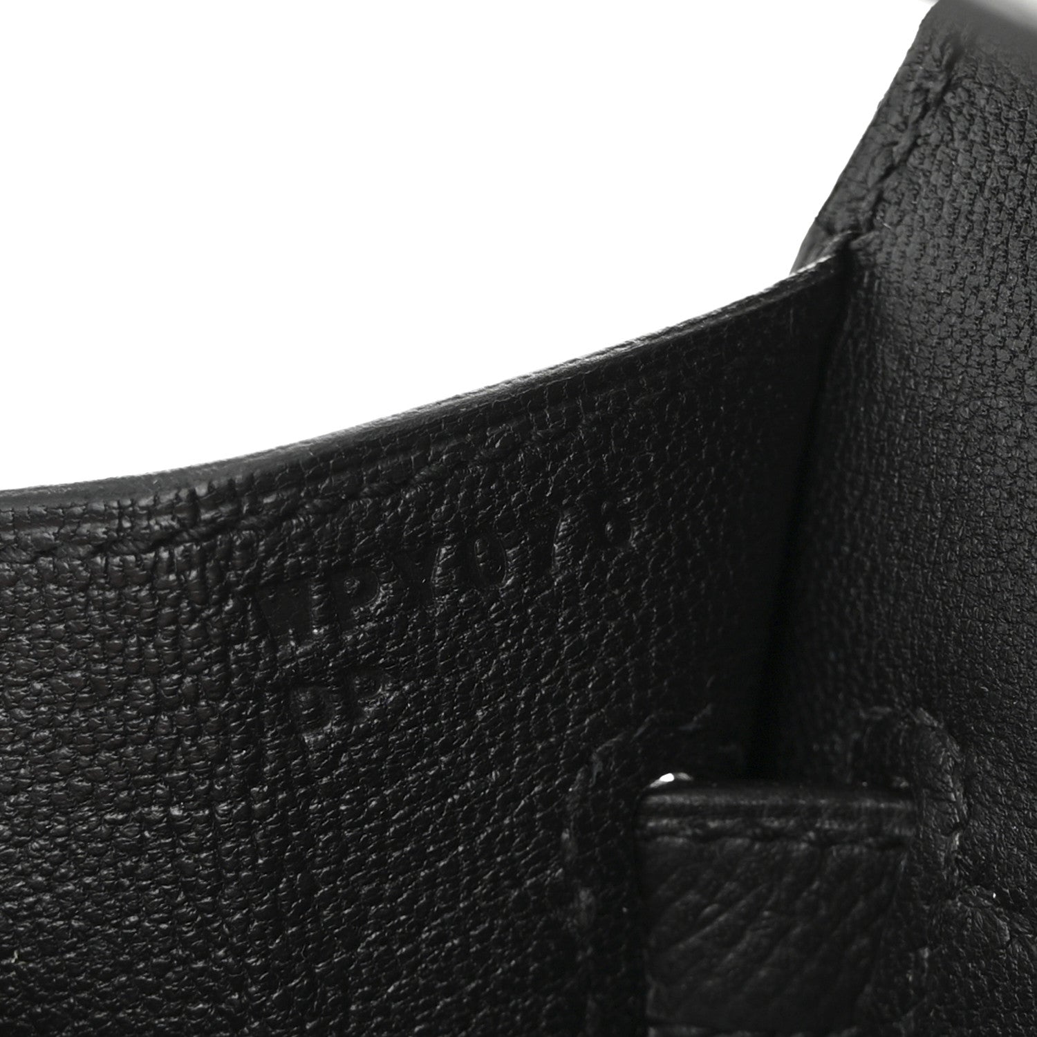 Hermes Epsom Birkin Sellier 25 Black 7 of 11