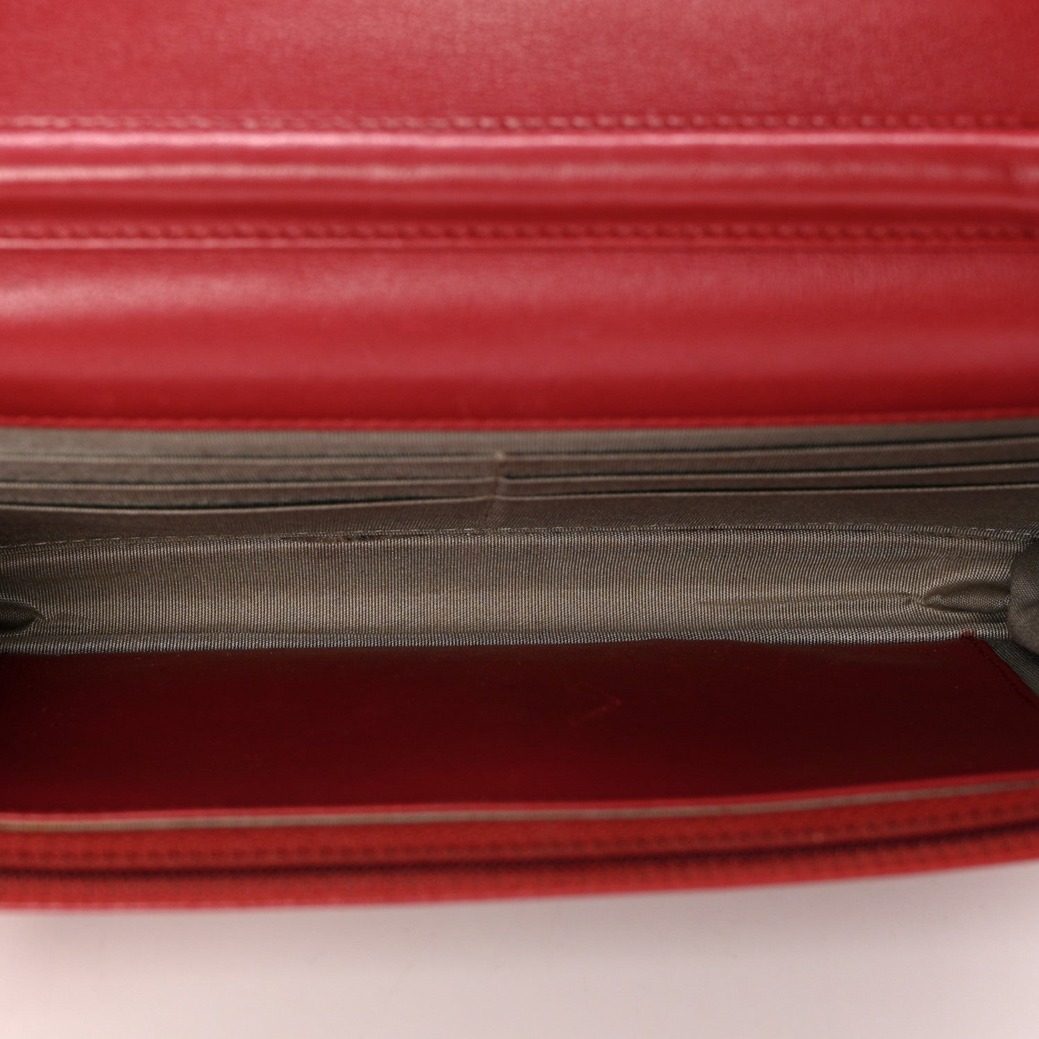 Chanel Caviar Timeless CC Wallet on Chain WOC Red 5 of 11