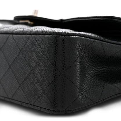 Chanel Caviar Quilted Small Double Flap Black 10 of 11
