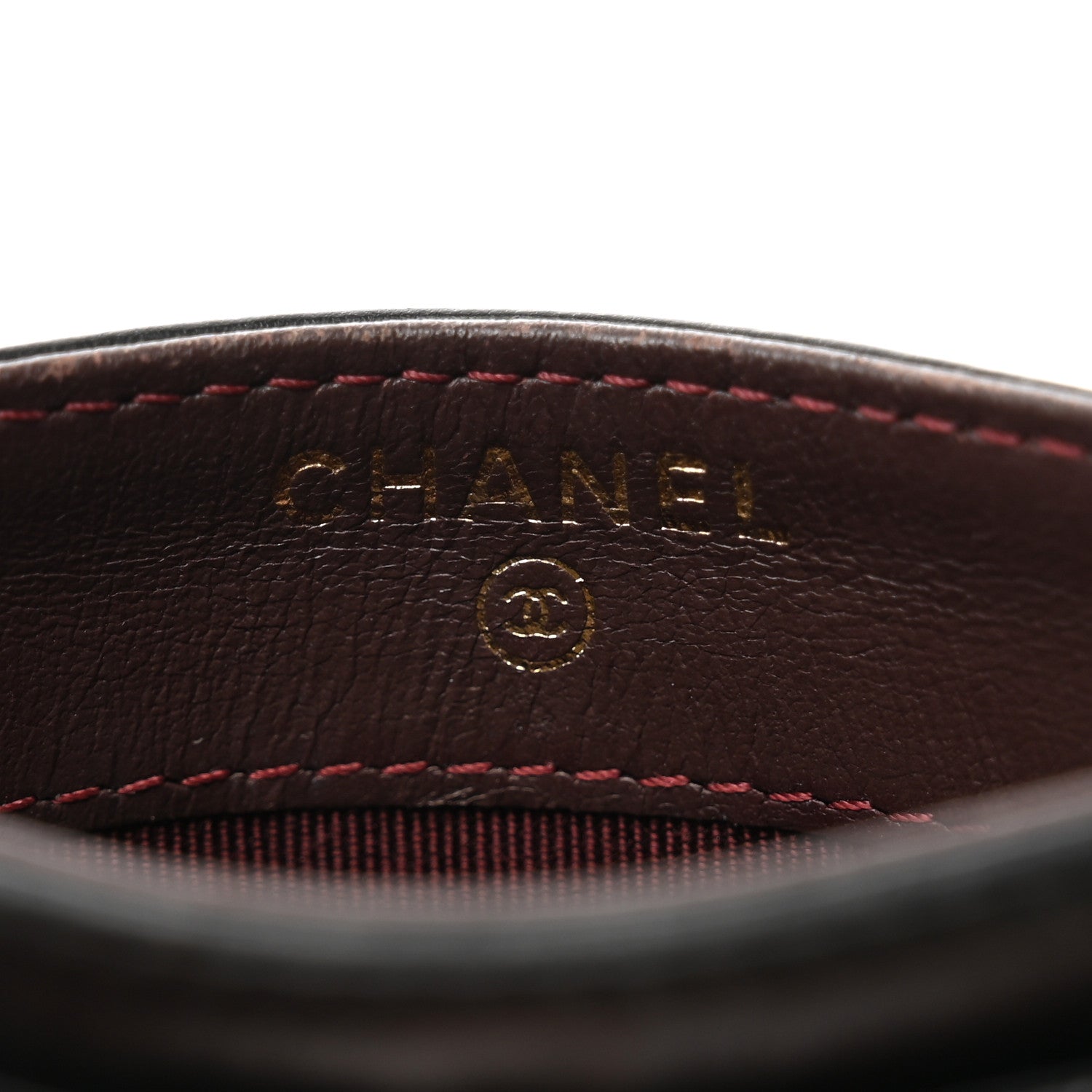 Chanel Aged Calfskin Quilted Lucky Charms Reissue Card Holder Black 6 of 9