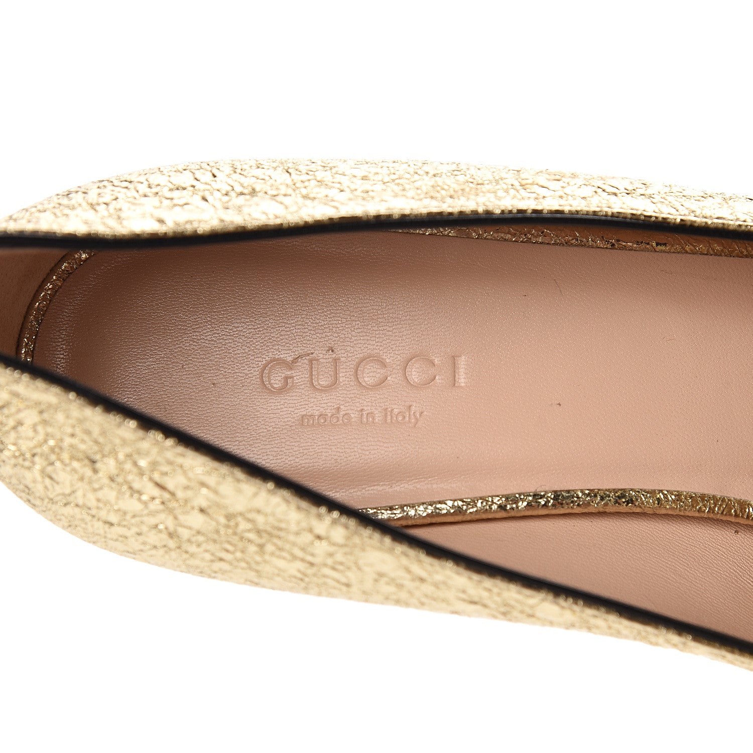 Gucci Galassia GG Marmont Fringe 50mm Loafer Pumps 37 Platino 7 of 9