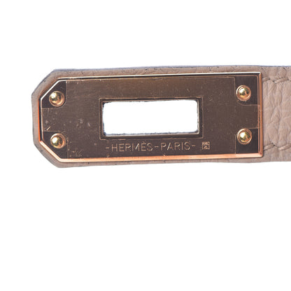 Hermes Togo Birkin 25 Gris Tourterelle 28 of 35